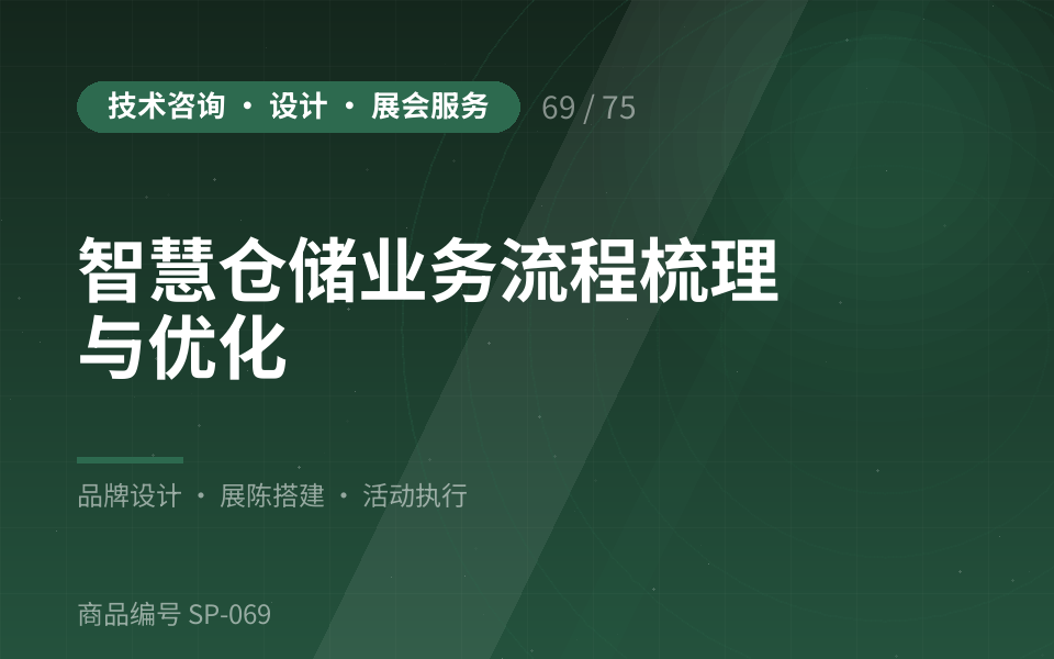 智慧仓储业务流程梳理与优化